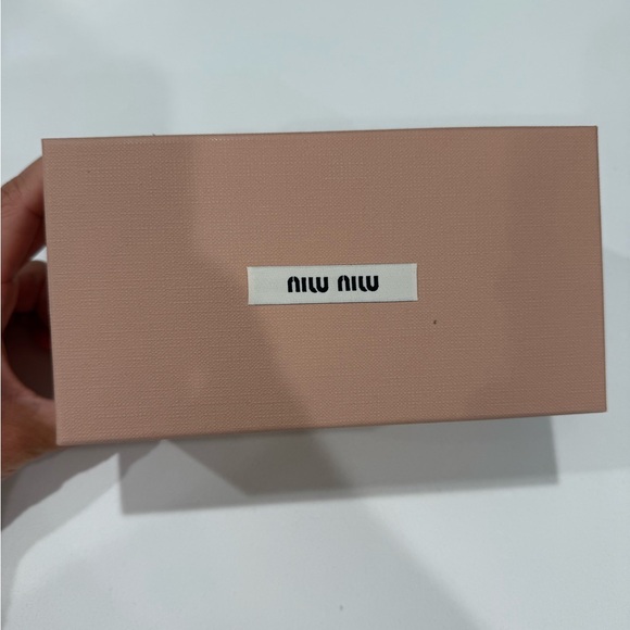 Miu Miu Gold and Brown Sunglasses with Tortoiseshell Detail - Picture 8 of 14